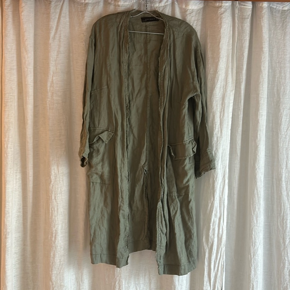 Zara linen over coat